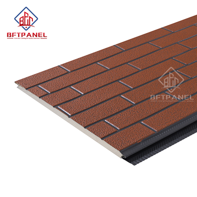 Il-għant estern tal-metall taħt briks bil-heater mill-manifattur - pannelli termali tal-metall faċċata mill-manifattur għaċ-Ċina